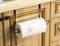 Basicwise Hanging Paper Towel Holder Over-the-Cabinet Door Organizer Rack Space-Saving Kitchen and Under-Sink Storage Solution for Standard Rolls with Easy Access for Home Office and Everyday Use